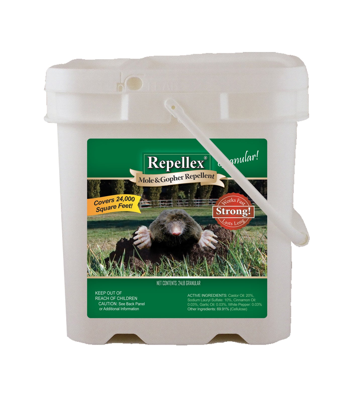 Repellex Mole and Gopher 24lb Granular